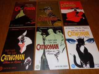 Catwoman " When In Rome " 1,  2,  3,  4,  5,  6 Complete,  Jeph Loeb,  Tim -