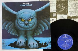 Rush Fly By Night Mercury Rj - 7012 Japan Vinyl Lp