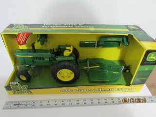 Ertl Big Farm,  4020 Tractor With Attachment,  Lights And Sounds.