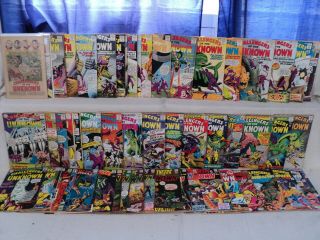 Challengers Of The Unknown 1 - 87 (miss.  7bks) Set 1958 - 1978 Dc Comics (s 11057)