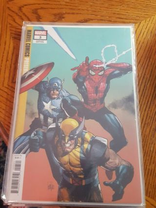 Marvel Comics Presents 3 1:50 Leinil Yu Variant 2019 Captain America Wolverine