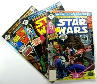 Marvel Comics Star Wars (1977) 7 8 9 Key Whitman Htf Darth Vader Ships