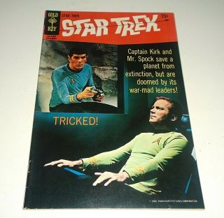 Star Trek 5 Comic (vf) 1969 Spock,  Captain Kirk Cover