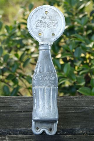 Vintage Aluminum Coca Cola Door Handle / Pull - 1930ish - Miro - Flex