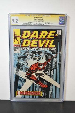 Daredevil 44 1968 Cgc Grade 9.  2 Signature Series Signed By Jim Steranko