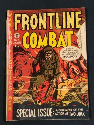 Frontline Combat 7 Ec Comics 2.  0 Gd Golden Age War Complete Classic Kurtzman