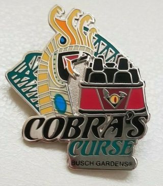 Busch Gardens Pin Cobras Curse Mystery Trading Pin Roller - Coaster Ride