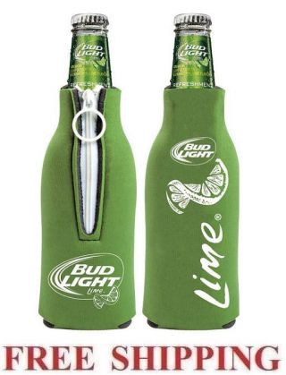 Bud Light Lime 2 Beer Bottle Suit Coolers Koozie Coolie Huggie Budweiser