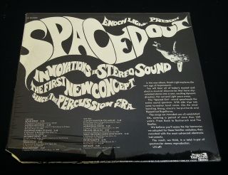 Quad Moog - Enoch Light Presents Spaced Out - ORIG.  1969 LP - w/Sticker 2