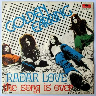 Golden Earring Radar Love Italy 1974 Polydor 7 " Ps Beat Pop Glam Nederbeat