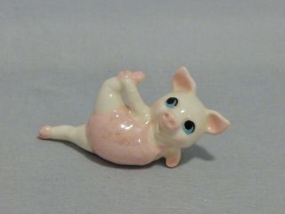 Hagen Renaker Miniature Aerobic Pig Figurine