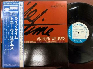 Anthony Williams Life Time Blue Note Gxk 8026 Obi Stereo Japan Vinyl Lp
