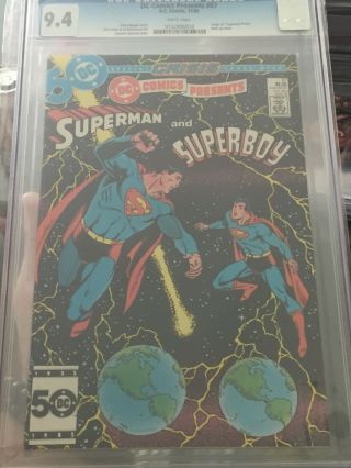 Dc Comics Presents 87 Cgc 9.  4 First Superboy Prime