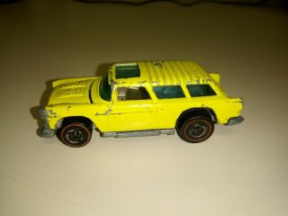 Vintage 1969 Mattel Hot Wheels Redline Yellow Alive 55