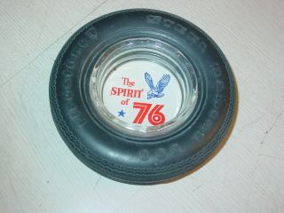 Vintage Firestone Tire With Glass Ashtray The Spirit Of 76
