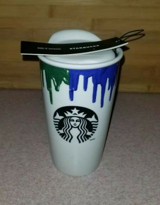 Starbucks Band Of Outsiders Ceramic Double Wall Tumbler 2014 With Tags