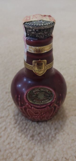 Chivas Brothers Royal Salute 21 Year Old Scotch Whiskey EMPTY 3