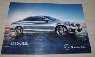 Mercedes Benz S - Class W222 Brochure Prospekt Eng 0114