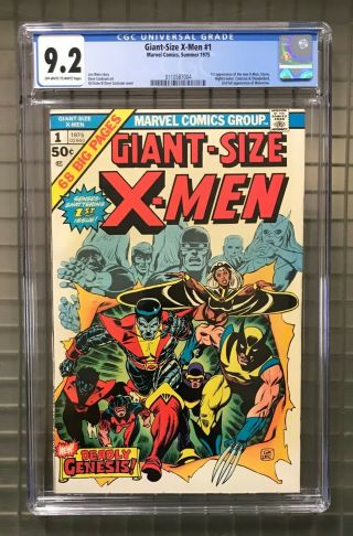 Giant - Size X - Men 1 Marvel Comics 1975 Cgc 9.  2 1st Appearance Of The X - Men
