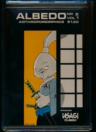 ALBEDO ANTHROPOMORPHICS 2 CGC 8.  0 Graded Thoughts Images 1984 1st Usagi Yojimbo 5