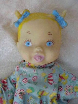 Adorable Vintage Dick Tracy Bonnie Braids Puppet Baby Doll W Blanket 1950 