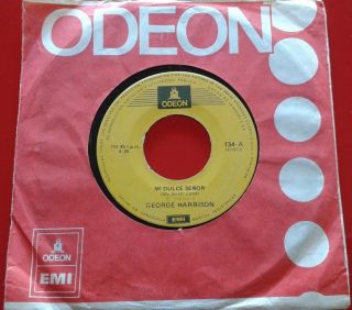 George Harrison " My Sweet Lord " Rare & Scarce 7 " Single Venezuela Beatles