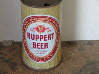 Ruppert Beer.  Really.  Lookin.  Flat Top