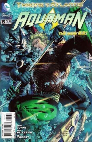 Aquaman 15 1:25 Jim Lee Variant Dc Comics 52 Throne Of Atlantis