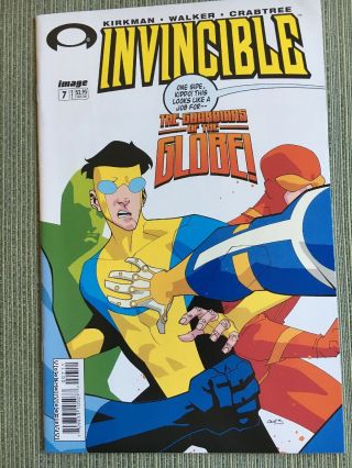 Invincible 7 First Printing Robert Kirkman Image Comics 2003 Series.