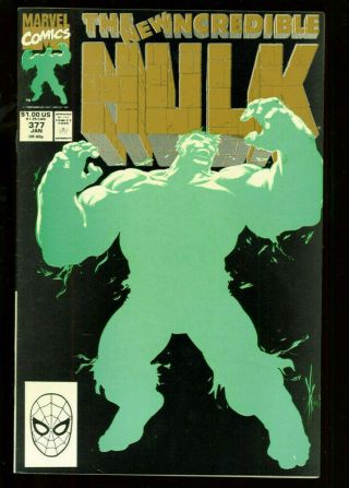 Incredible Hulk 377 2nd Print (nm) Htf - 1st Professor Hulk - Avengers Endgame