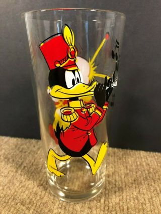 1976 Pepsi Looney Tunes Collector Glass Daffy Duck & Elmer Fudd Band