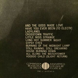 JIMI HENDRIX EXPERIENCE Electric Ladyland Orig Mono GRAIL Brazil Polydor 1969 LP 4