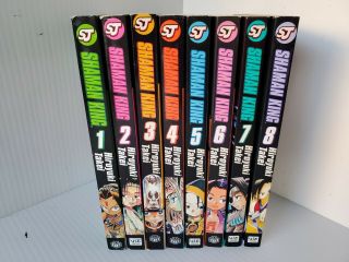 Shaman King Shonen Jump Graphic Novel Manga Vols 1 - 8 Hiroyuki Takei English