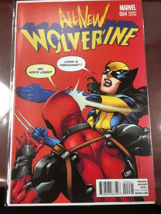 All Wolverine 4 Deadpool Variant Nm -