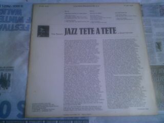 Tubby Hayes Tony Coe Frank Evans Jazz Tete A Tete Rare 1967 1st UK 77 LEU 12/21 5