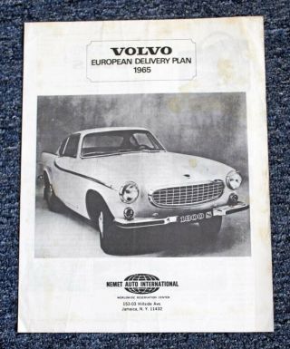 1965 Volvo 1800s / 122s Auto Brochure / 4 Pages