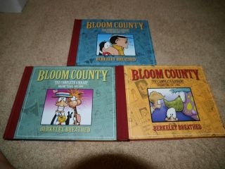 Bloom County Library Vol 1 - 5,  Outland & Opus Library NM/unread Breathed 2