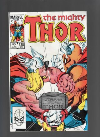 The Mighty Thor 338 & 339 2nd Beta Ray Bill Marvel Comics SIGNED Walt Simonson 5