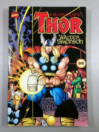 Marvel Comics Thor Visionaries Tpb (337 - 348) Key Walt Simonson Fn Ships