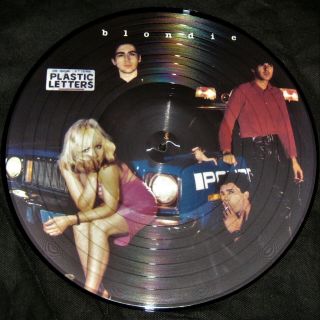 Blondie Lp Picture Disc Vinyl Rare Uk Debbie Harry Plastic Letters 2008 13 Track