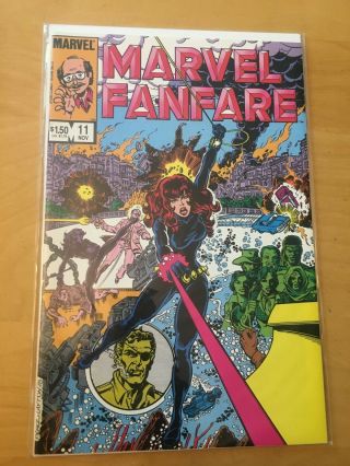 Marvel Fanfare 11,  Nm (9.  2 - 9.  4) 1st Print,  1st App Iron Maiden