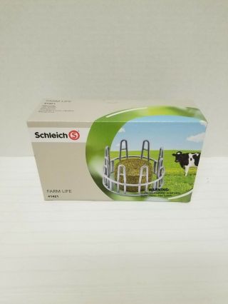 Schleich North American Farm Life - 41421 - Hay Feeder Farm Playset - Detailed Toy