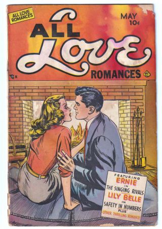 All Love 26 (1,  1949) Formerly Ernie,  Lily Belle Gga,  Rare No Cgcs,  Gd,  2.  5