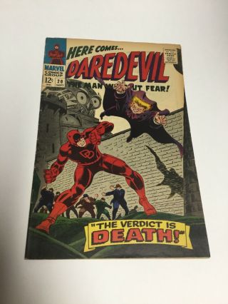 Daredevil 20 Fn Fine 6.  0 Marvel Comics Silver Age