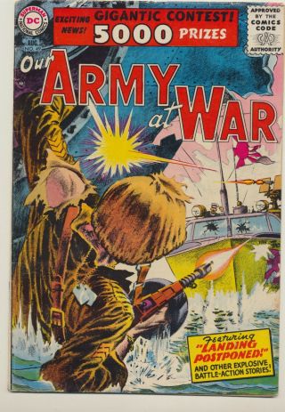 Our Army At War 49 (aug 1956,  Dc) Looking Book
