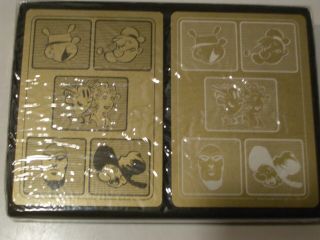 Vintage Set 2 Decks 1968 King Features Syndicate ARRCO Playing Cards TV Cartoons 3