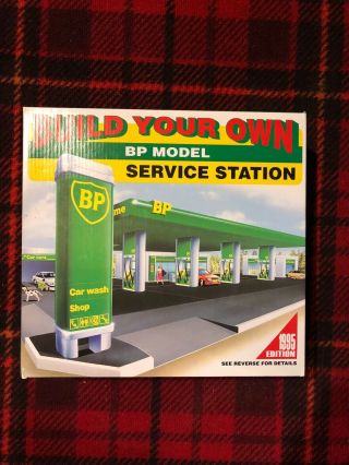 Bp Model Service Station Center Gas Station " Build Your Own " 1995