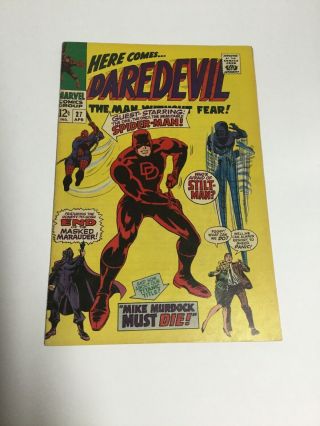Daredevil 27 Fn/vf Fine/very Fine 7.  0 Marvel Comics Silver Age