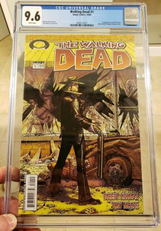 Walking Dead 1 Cgc 9.  6 Nm,  Great Case Image Comics Key Issue