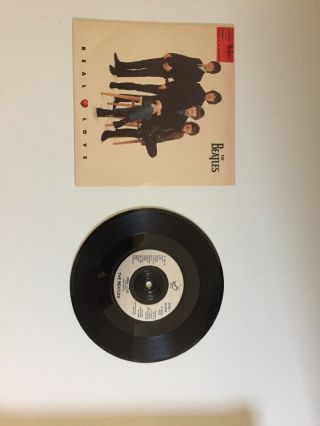 The Beatles - Real Love 1996 Picture Sleeve 7 " Single -,